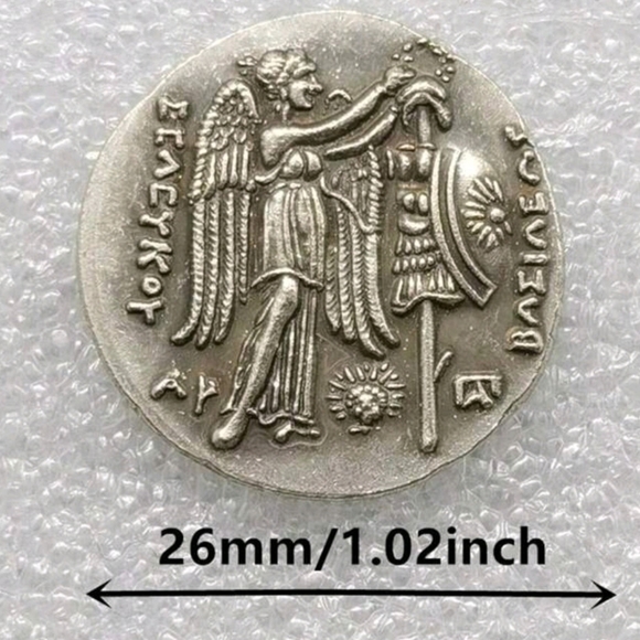 Silver Coin Ancient Angel - Picture 2 of 3